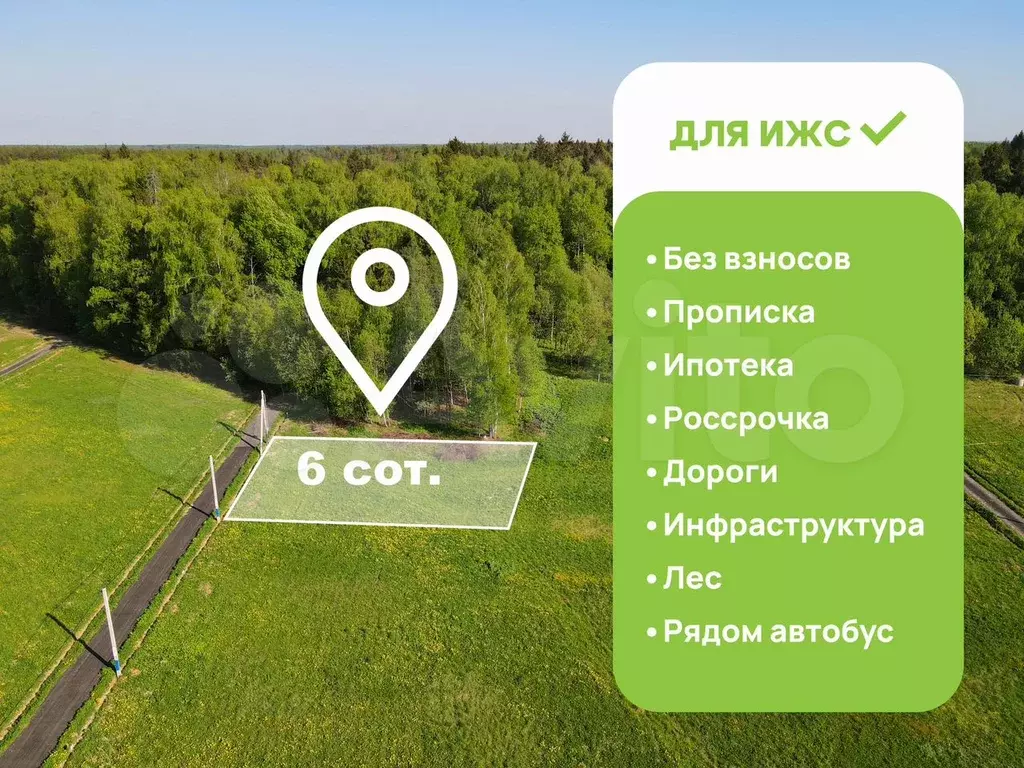 Участок 6 сот. (ИЖС) - Фото 0