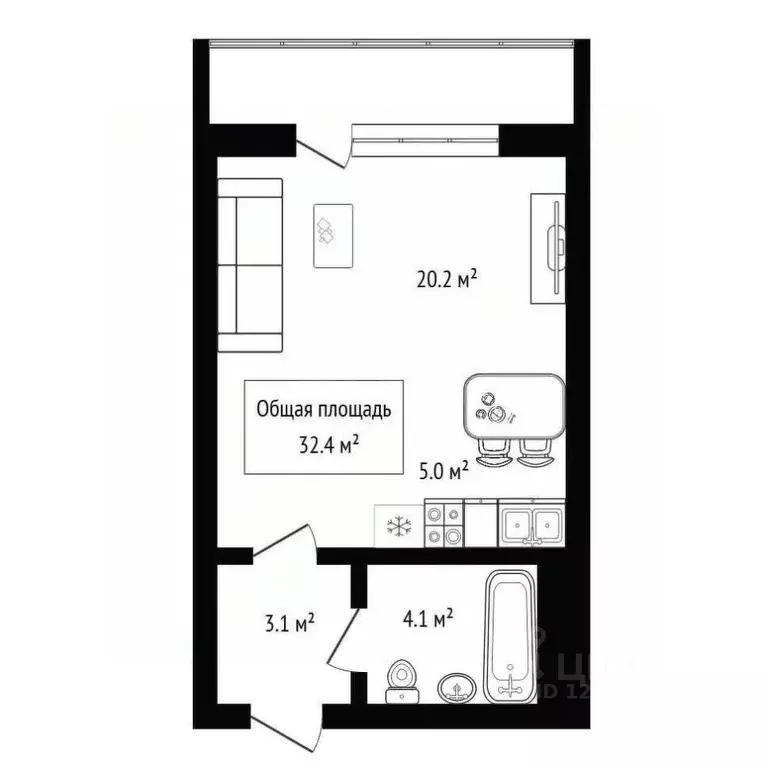Студия Новосибирская область, Новосибирск ул. Виталия Потылицына, 1 ... - Фото 2