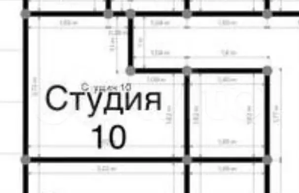 Апартаменты-студия, 10 м, 4/4 эт. - Фото 0