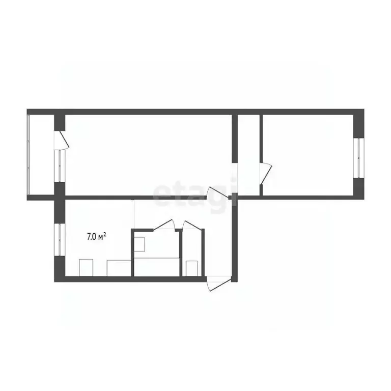 2-к кв. Ярославская область, Ярославль ул. Урицкого, 64 (45.3 м) - Фото 2