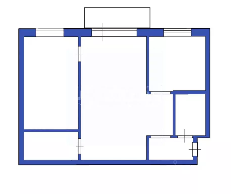 2-к кв. Кемеровская область, Кемерово просп. Шахтеров, 53 (42.0 м) - Фото 2