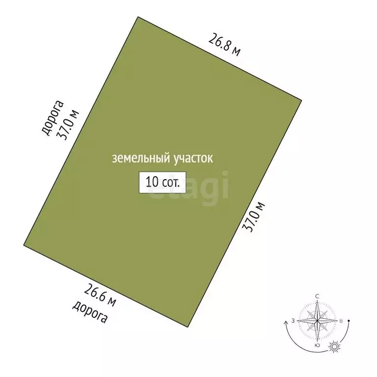Участок в Лучистое, улица Ай-Серез (10 м) - Фото 1
