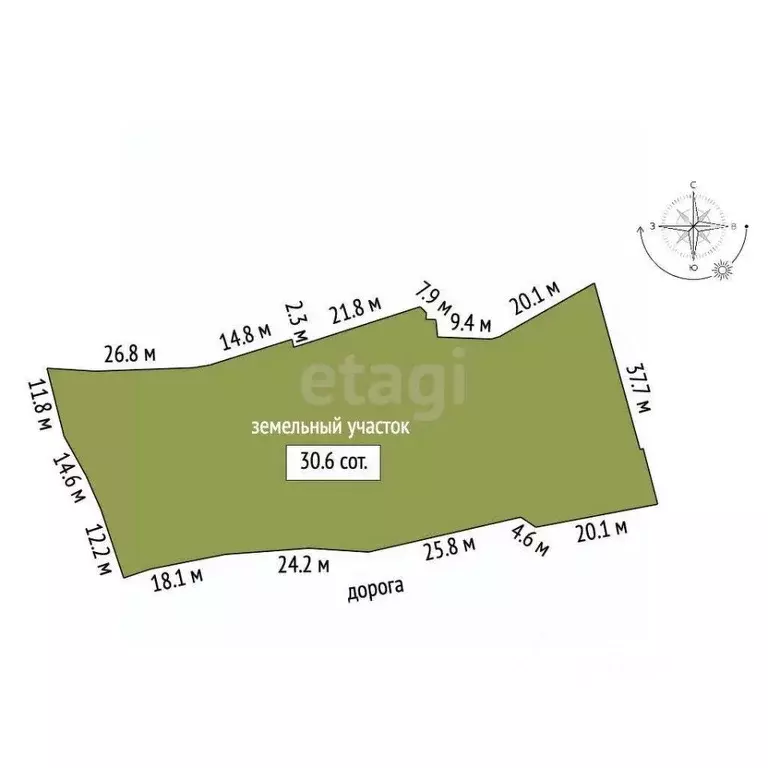 Участок в Крым, Ялта ул. Большевистская, 20 (7.0 сот.) - Фото 1