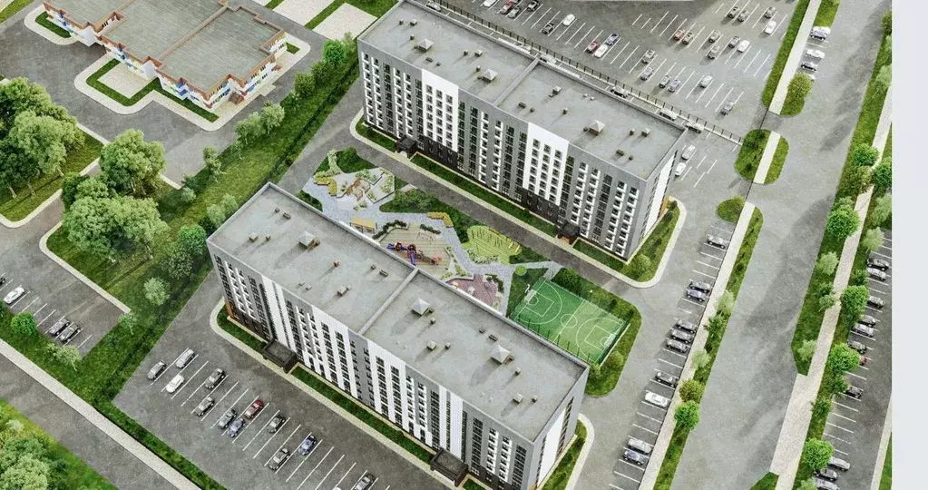 1-к. квартира, 40,8 м, 8/8 эт. - Фото 1