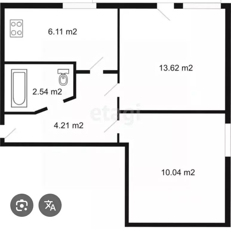 2-к кв. Удмуртия, Ижевск ул. Михаила Петрова, 1 (45.0 м) - Фото 0