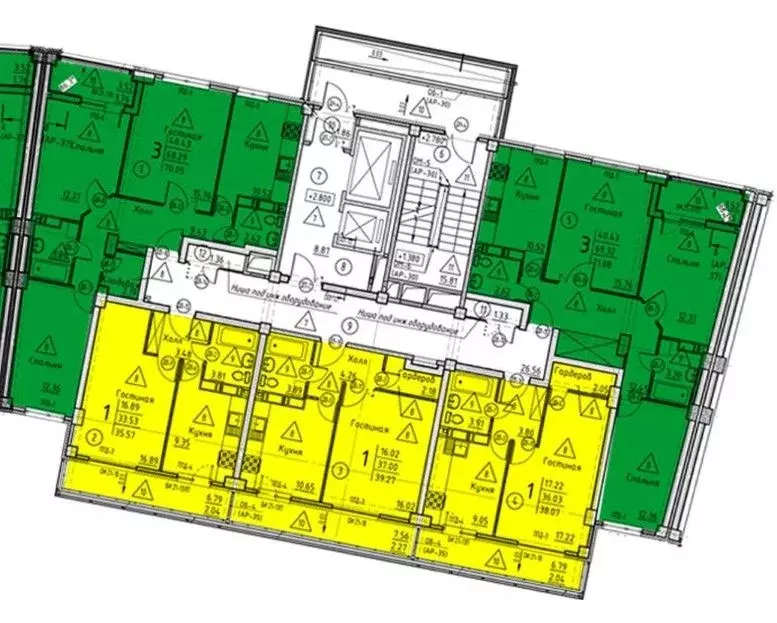3-к кв. Пензенская область, Пенза ул. Генерала Глазунова, 11 (71.08 м) - Фото 2