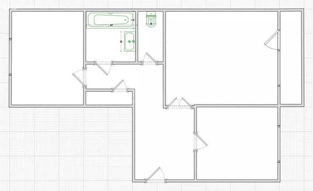 2-комнатная квартира: Буй, улица Ивана Сусанина, 16 (51 м) - Фото 1