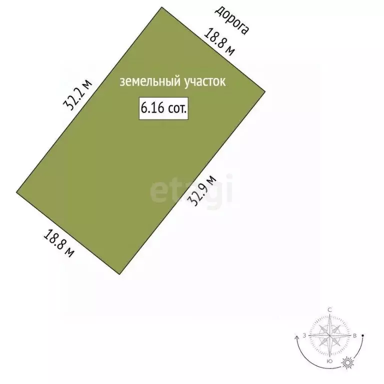 Участок в Крым, Ленинский район, Семисотское с/пос, с. Соляное ул. ... - Фото 2