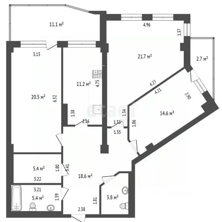 2-к кв. Ростовская область, Ростов-на-Дону ул. Петрашевского, 36 ... - Фото 0