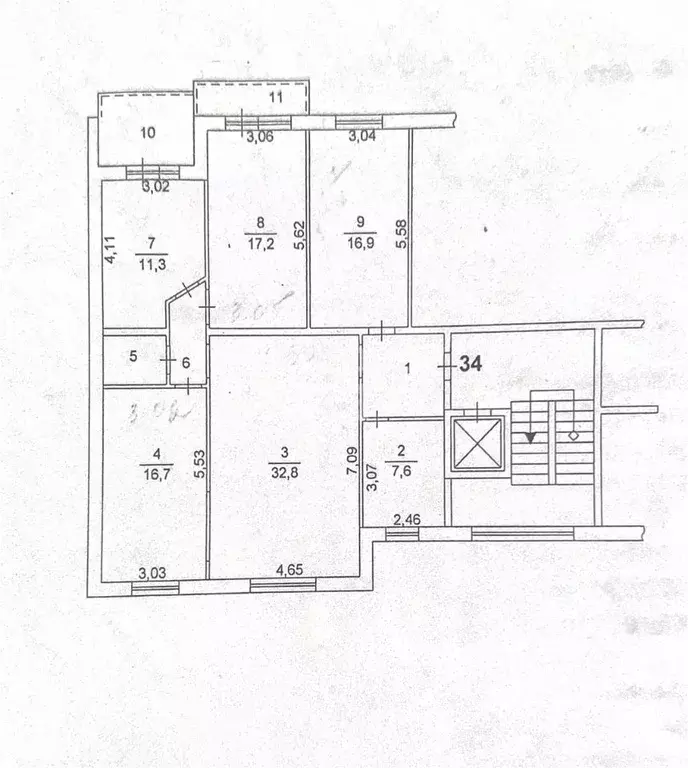 4-к кв. Челябинская область, Челябинск Комсомольский просп., 62А ... - Фото 2