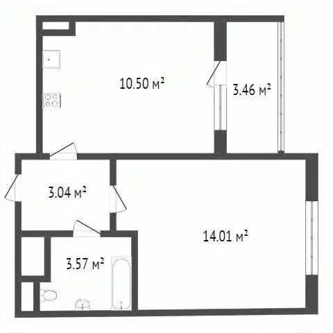 2-к кв. Саратовская область, Саратов ул. Имени Ф.А. Блинова, 52А (60.0 ... - Фото 2