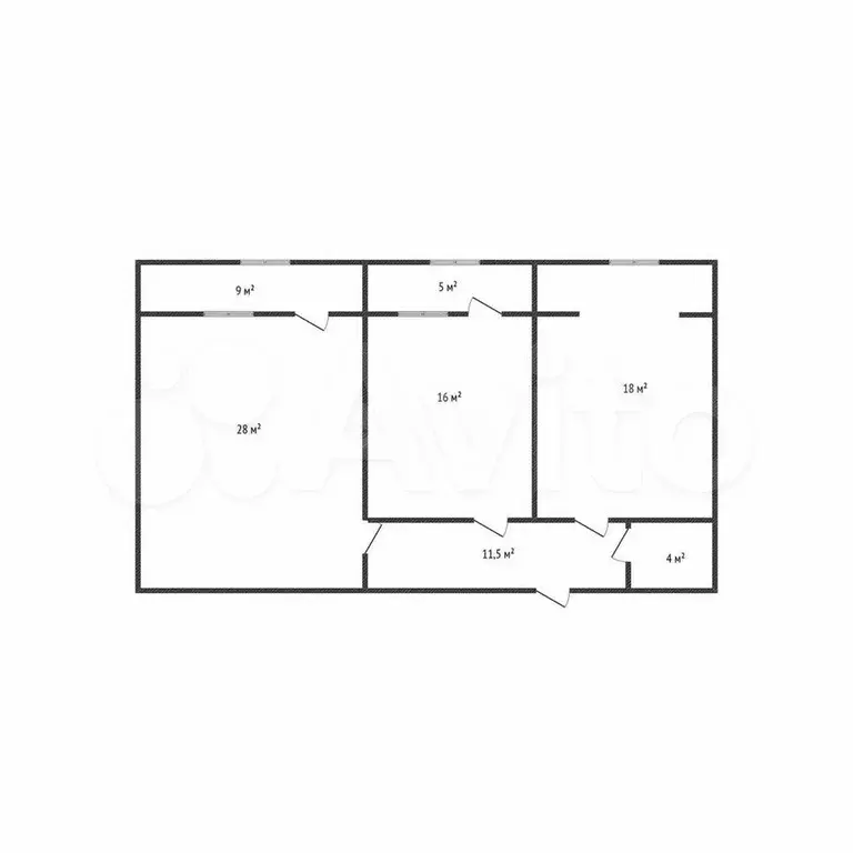 2-к. квартира, 92 м, 6/9 эт. - Фото 0