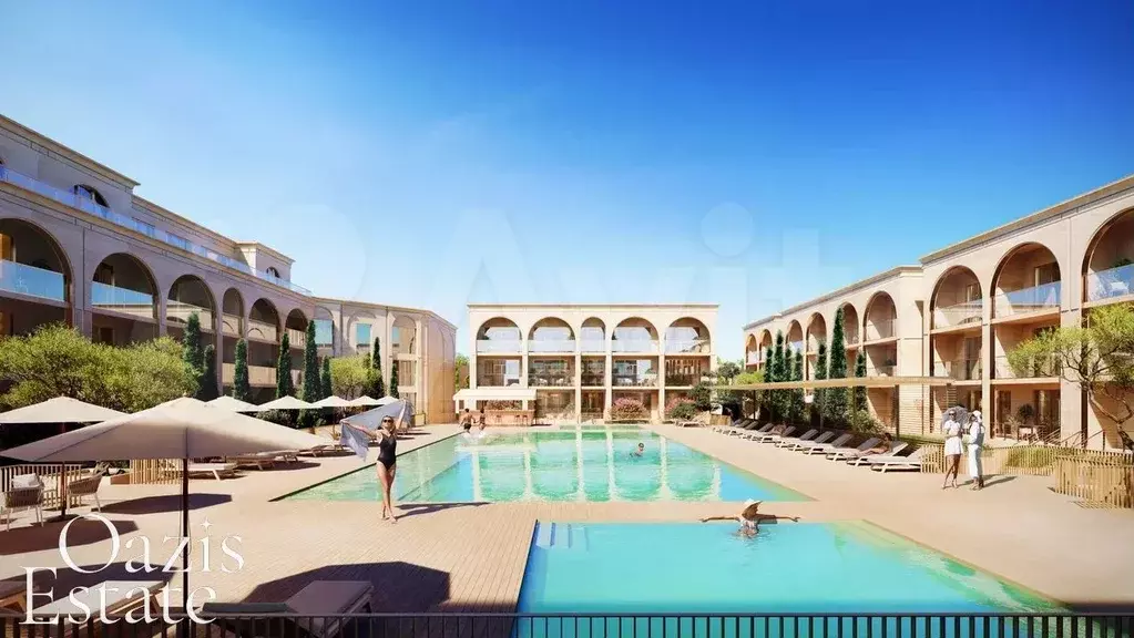 Апартаменты-студия, 35,9 м, 1/3 эт. - Фото 0