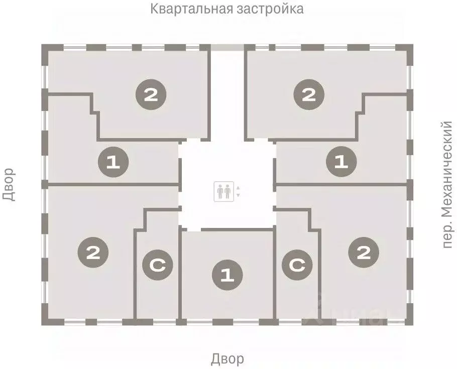2-к кв. Свердловская область, Екатеринбург ул. Стачек, 68/5 (70.77 м) - Фото 2
