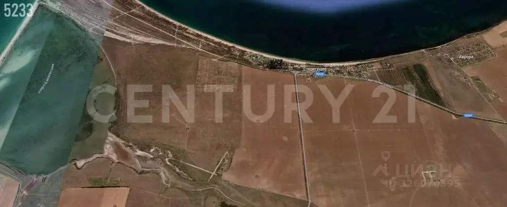 Участок в Крым, Раздольненский район, Славянское с/пос, с. Аврора ул. ... - Фото 2