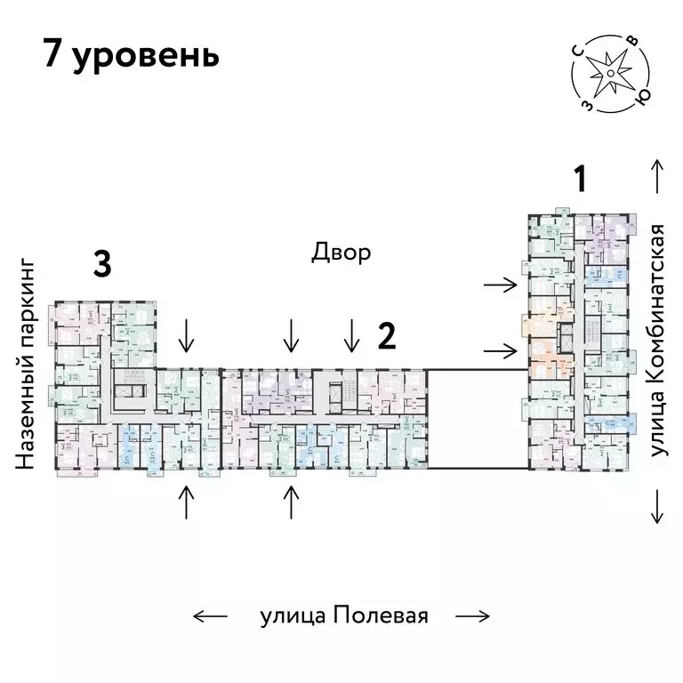 2-комнатная квартира: Тюмень, Полевая улица, 108 (49.44 м) - Фото 1