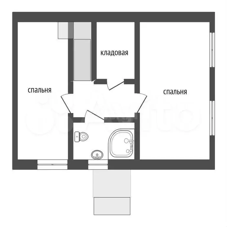 3-к. квартира, 117 м, 2/2 эт. - Фото 1