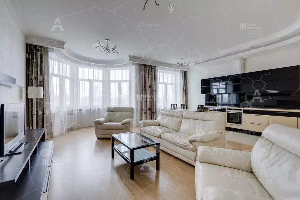 3-к кв. Санкт-Петербург Аптекарская наб., 6 (110.0 м) - Фото 1