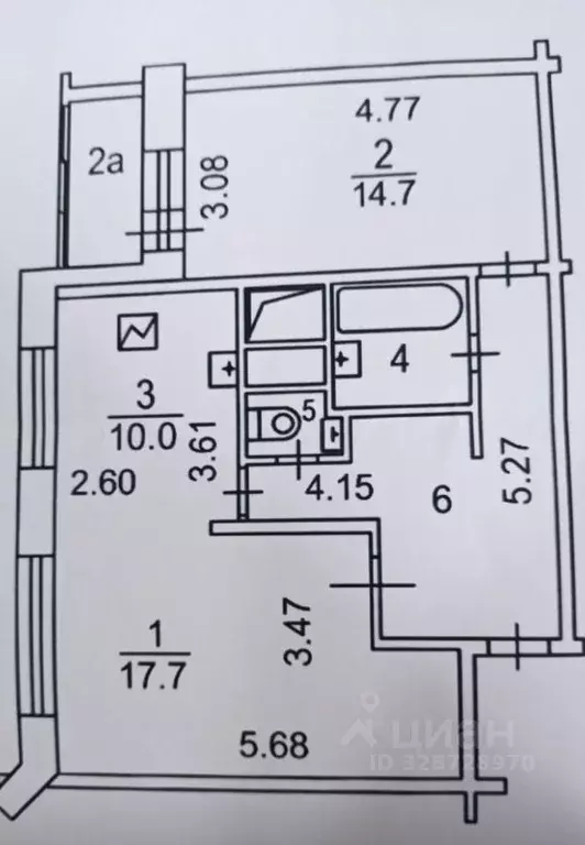 2-к кв. Москва Беломорская ул., 13к1 (58.0 м) - Фото 1