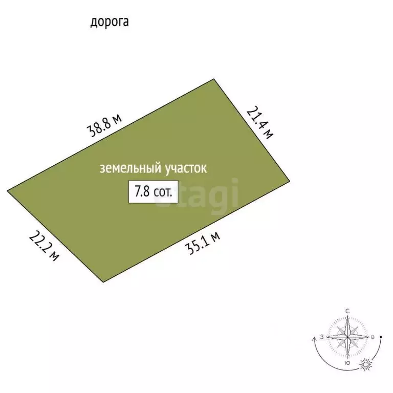 Участок в Крым, Феодосия Инвалидов Ручеек СПК, ул. Садовая (7.8 сот.) - Фото 2