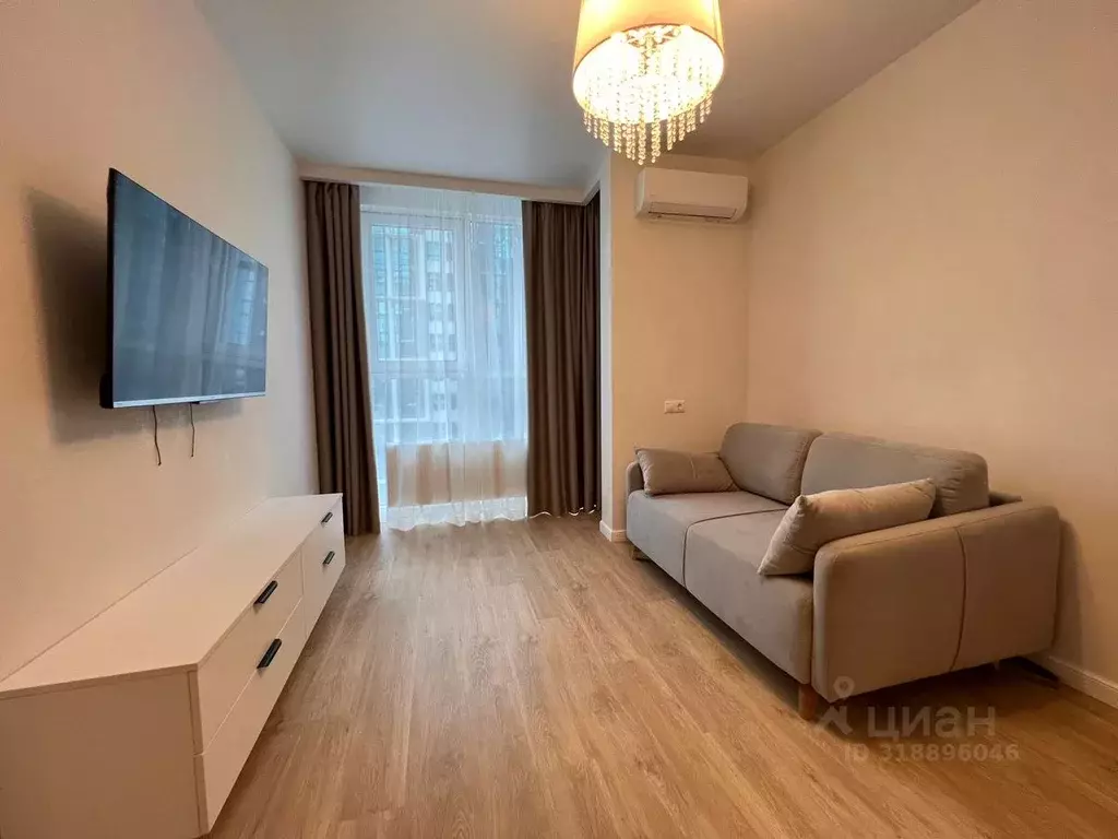 Студия Краснодарский край, Сочи Бытха мкр, ул. Ясногорская, 16/8к1 ... - Фото 1