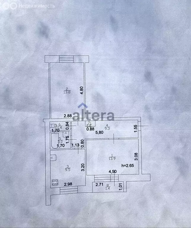 2-комнатная квартира: Казань, Карагандинская улица, 6А (51.5 м) - Фото 2