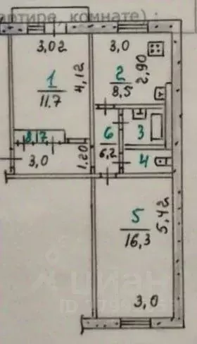 2-к кв. Орловская область, Орел Московское ш., 178 (48.0 м) - Фото 2