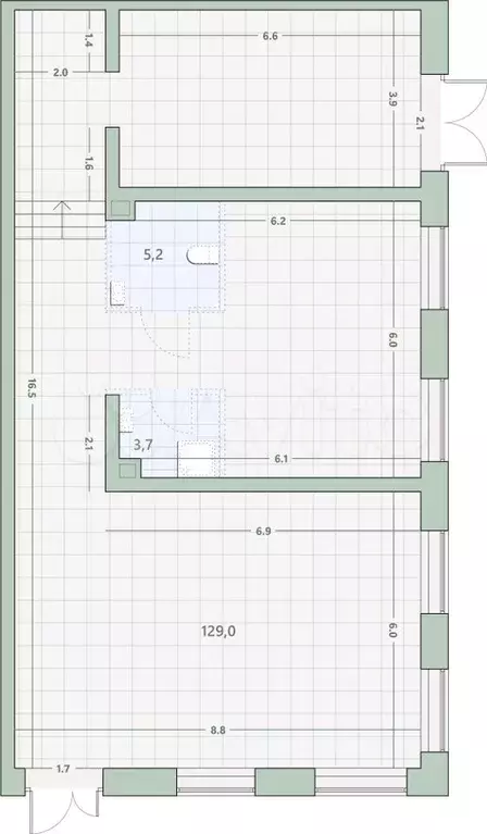 Продам помещение свободного назначения, 137.9 м - Фото 0