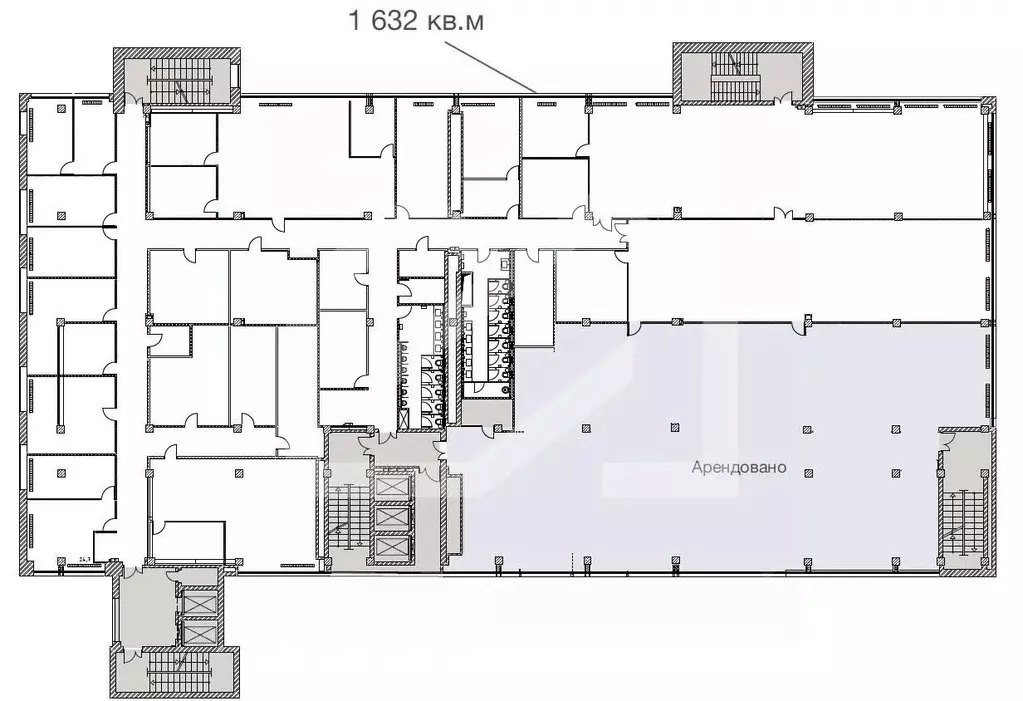 Помещение свободного назначения в Москва Верейская ул., 11 (1632 м) - Фото 2