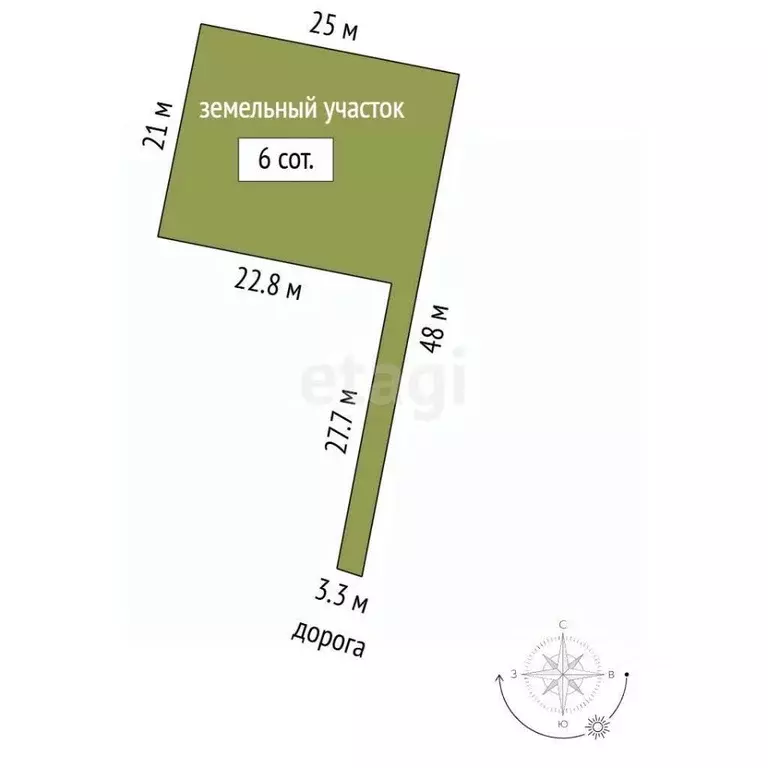 Участок в Крым, Кировский район, Первомайское с/пос, с. Отважное ул. ... - Фото 1