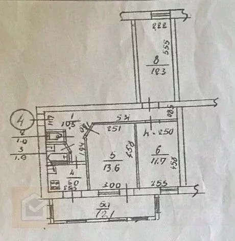 3-к кв. Крым, Евпатория ул. Фрунзе, 46 (68.1 м) - Фото 1