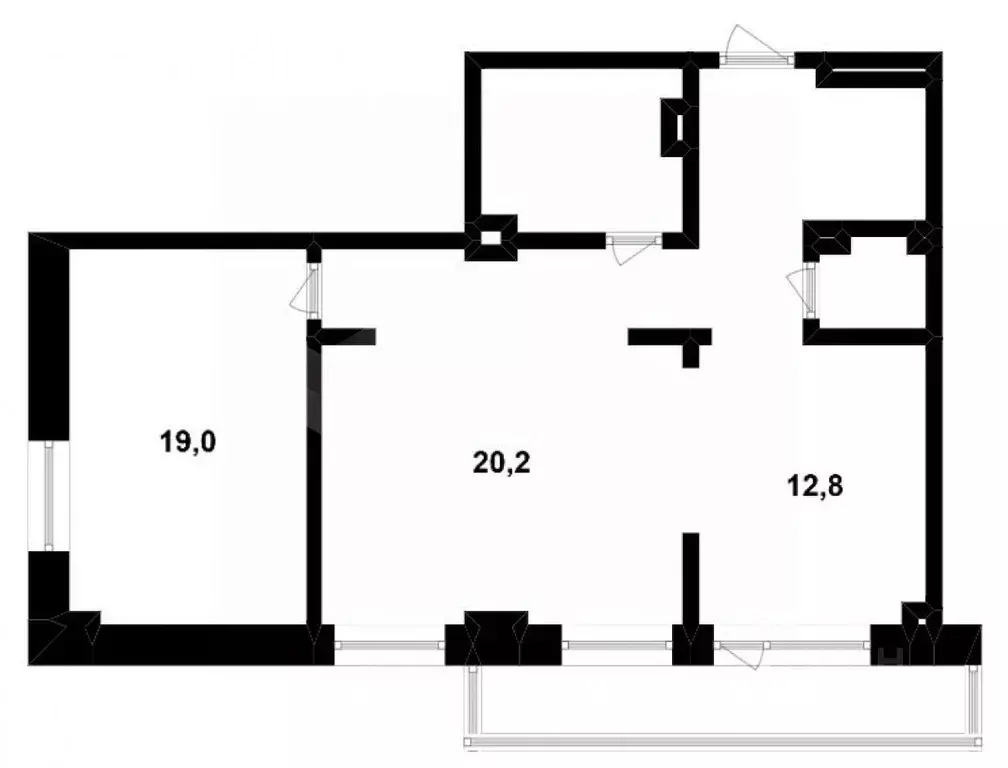 2-к кв. Тюменская область, Тюмень Широтная ул., 191 (61.9 м) - Фото 1