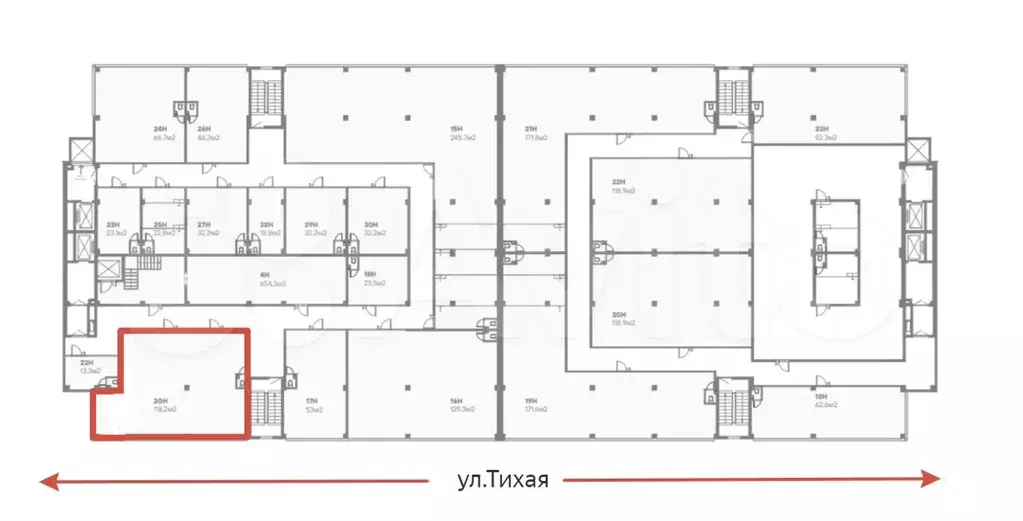 Угловое помещение с панорамным остеклением в пол - Фото 1