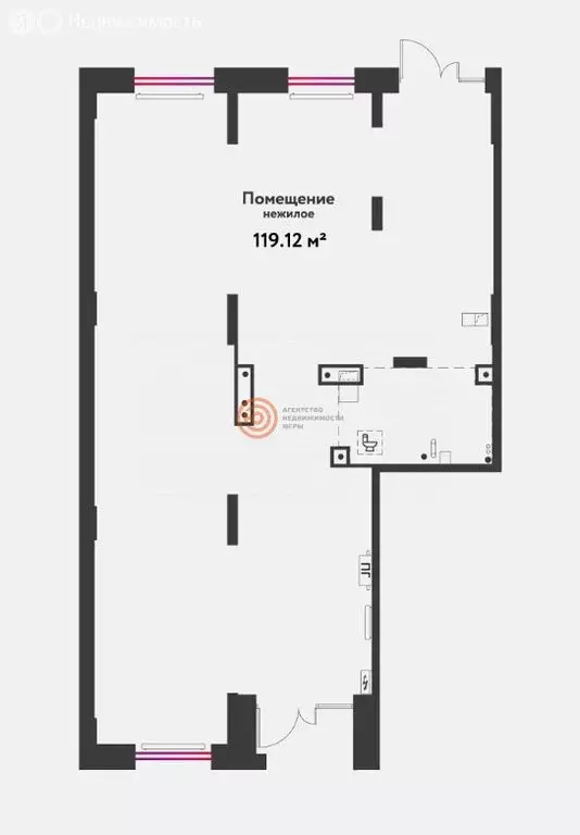 Помещение свободного назначения (119.12 м) - Фото 0