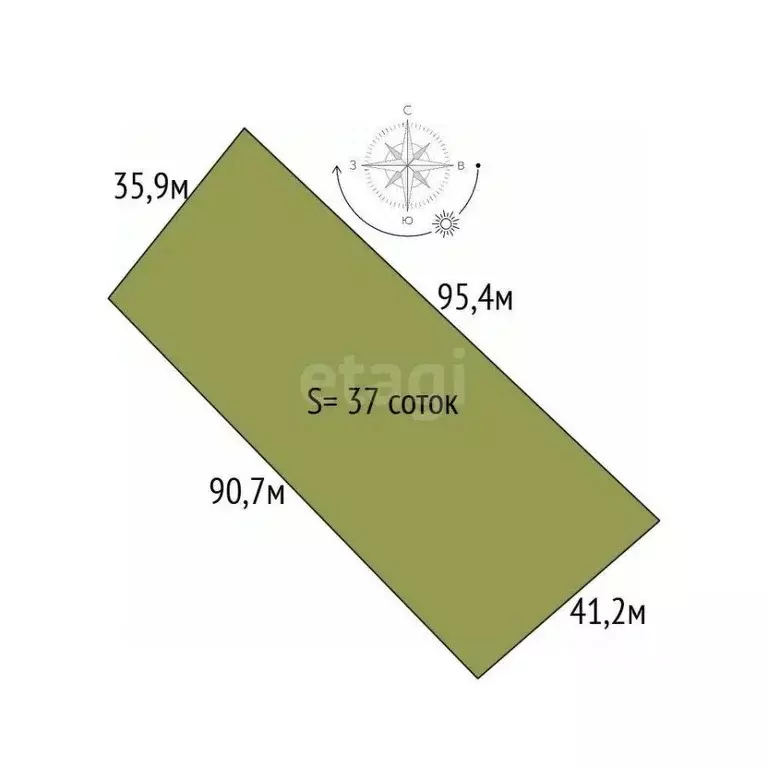 Участок в Брянская область, Брянский район, Глинищевское с/пос, д. ... - Фото 2