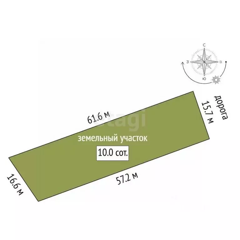 Участок в Самарская область, Самара ЖСК Горелый хут.,  (10.0 сот.) - Фото 2