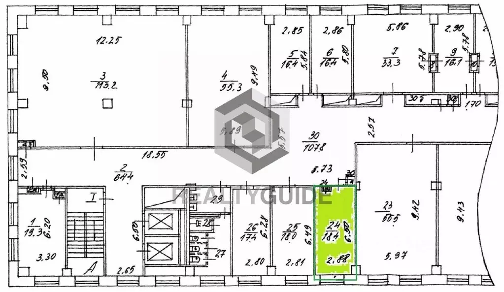 Офис в Москва ул. Щепкина, 28 (19 м) - Фото 1