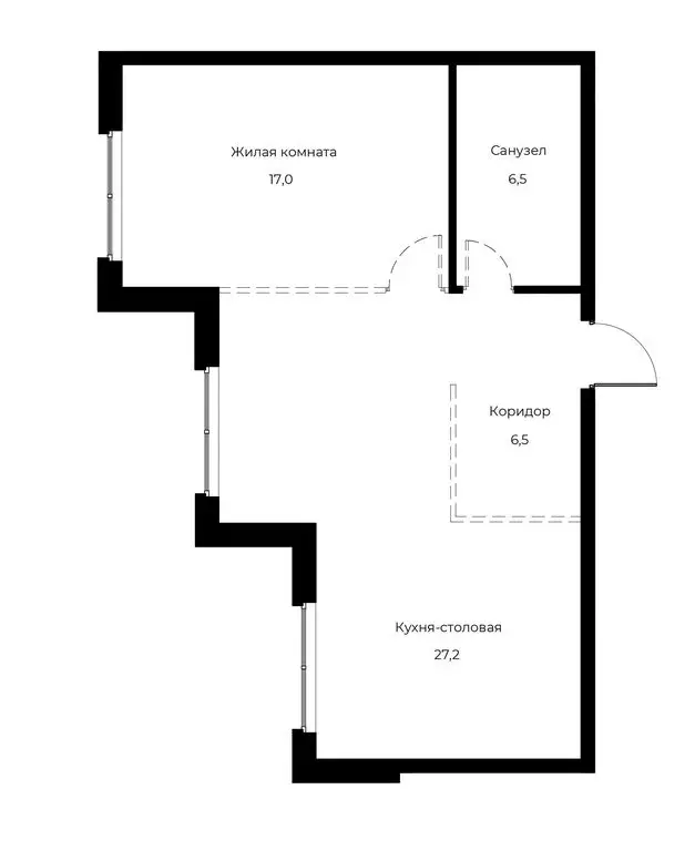 1-комнатная квартира: Пенза, улица Богданова, 39 (57.2 м) - Фото 0