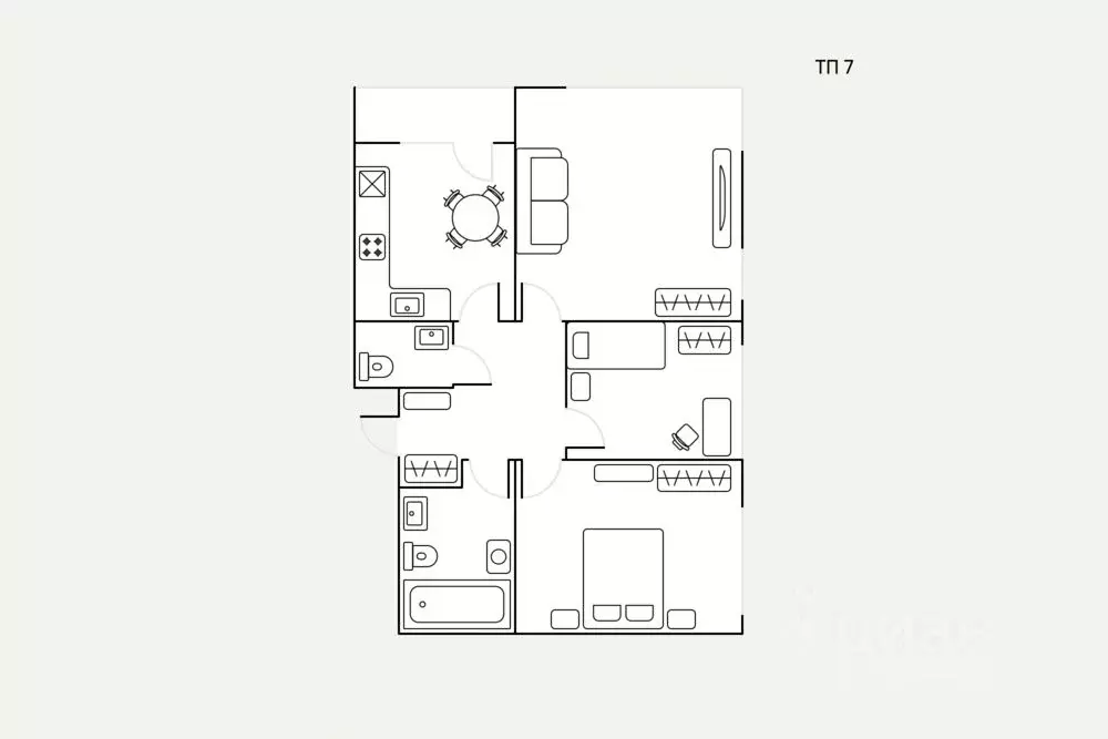 3-к кв. Москва ш. Энтузиастов, 3к1 (84.0 м) - Фото 2