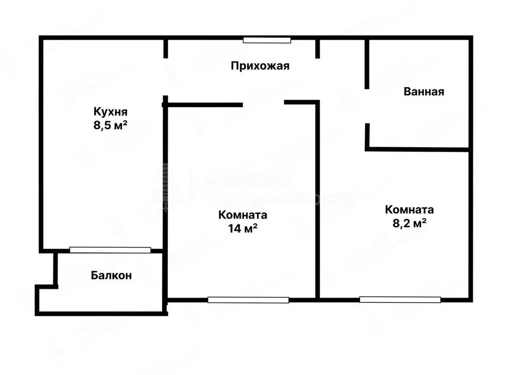 2-комнатная квартира: Великий Новгород, Нехинская улица, 34к1 (41.3 м) - Фото 1