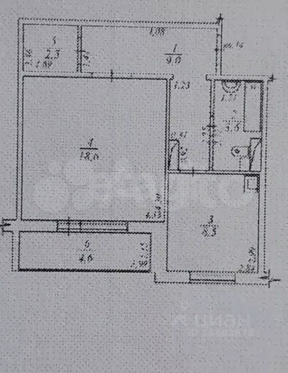 1-к кв. Ханты-Мансийский АО, Белоярский 7-й мкр, 18 (42.2 м) - Фото 1