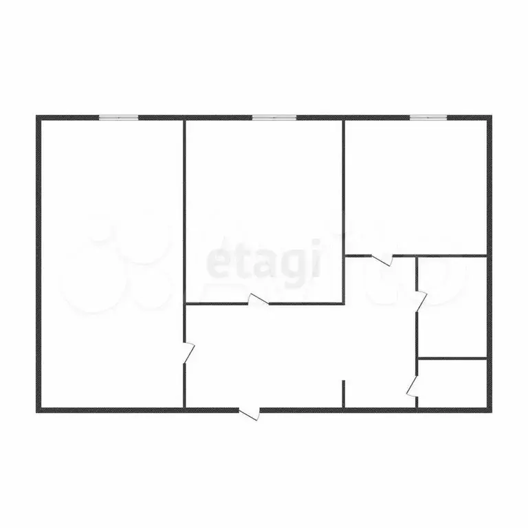 2-к. квартира, 58,7 м, 9/9 эт. - Фото 0
