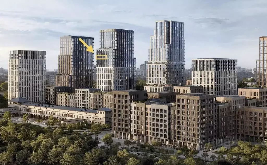 3-к кв. Москва Часовая ул., 28/1 (67.0 м) - Фото 2