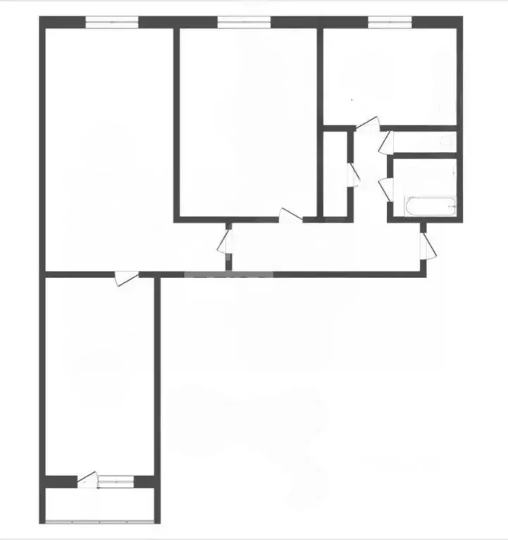 3-к кв. Москва Харьковская ул., 1К3 (63.5 м) - Фото 2