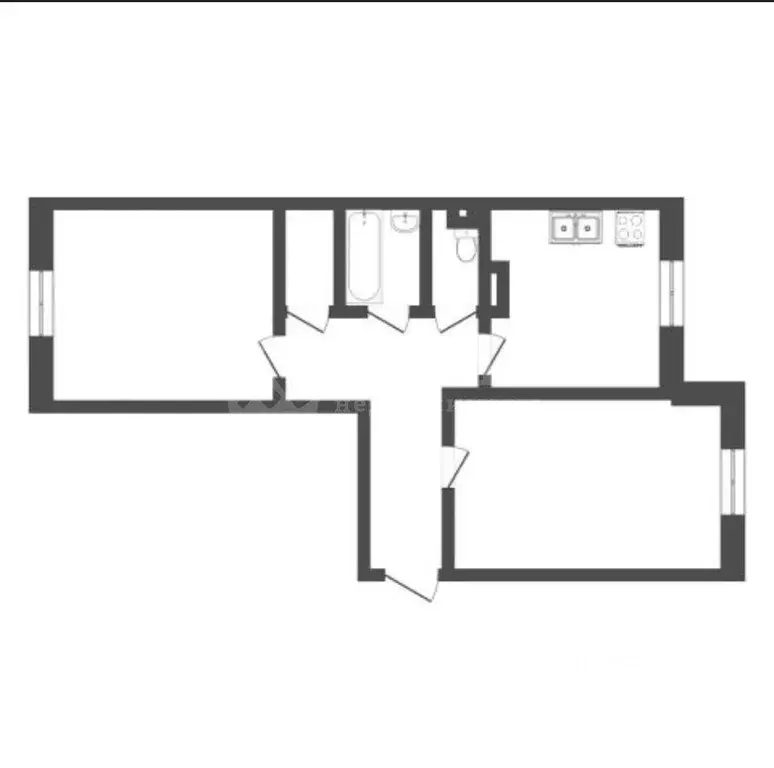 2-к кв. Тюменская область, Тюмень Магаданская ул., 13 (59.2 м) - Фото 1