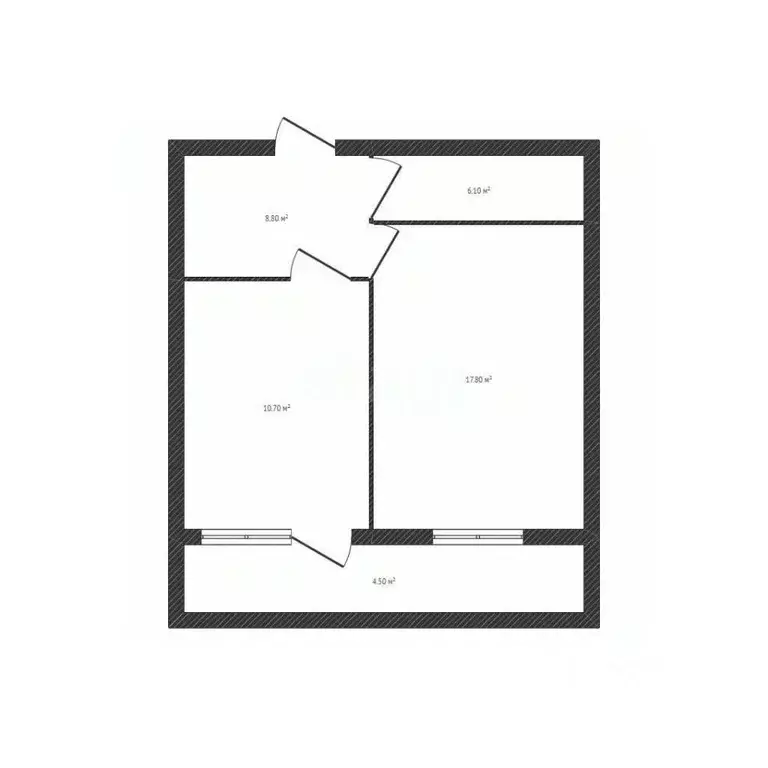 1-к кв. Брянская область, Брянск ул. Горбатова, 10 (44.0 м) - Фото 2