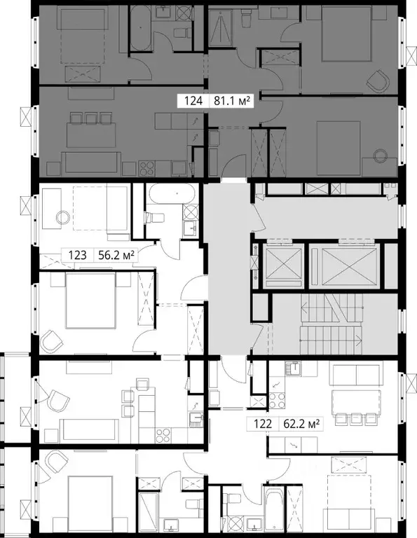 3-к кв. Московская область, Ленинский городской округ, д. Сапроново, ... - Фото 2