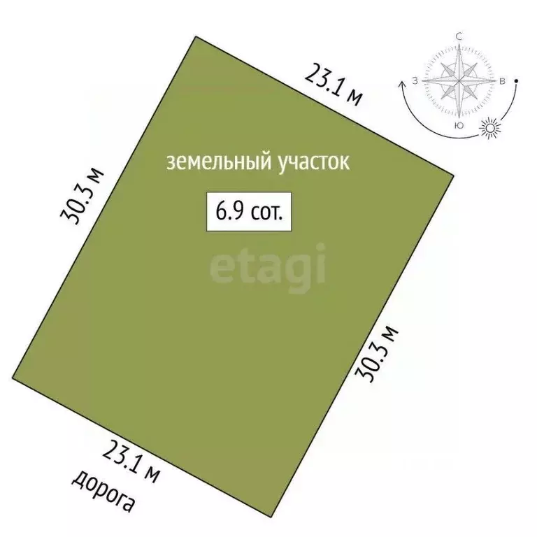 Участок в Мордовия, Лямбирский район, Берсеневское с/пос, Альтерра кп  ... - Фото 2