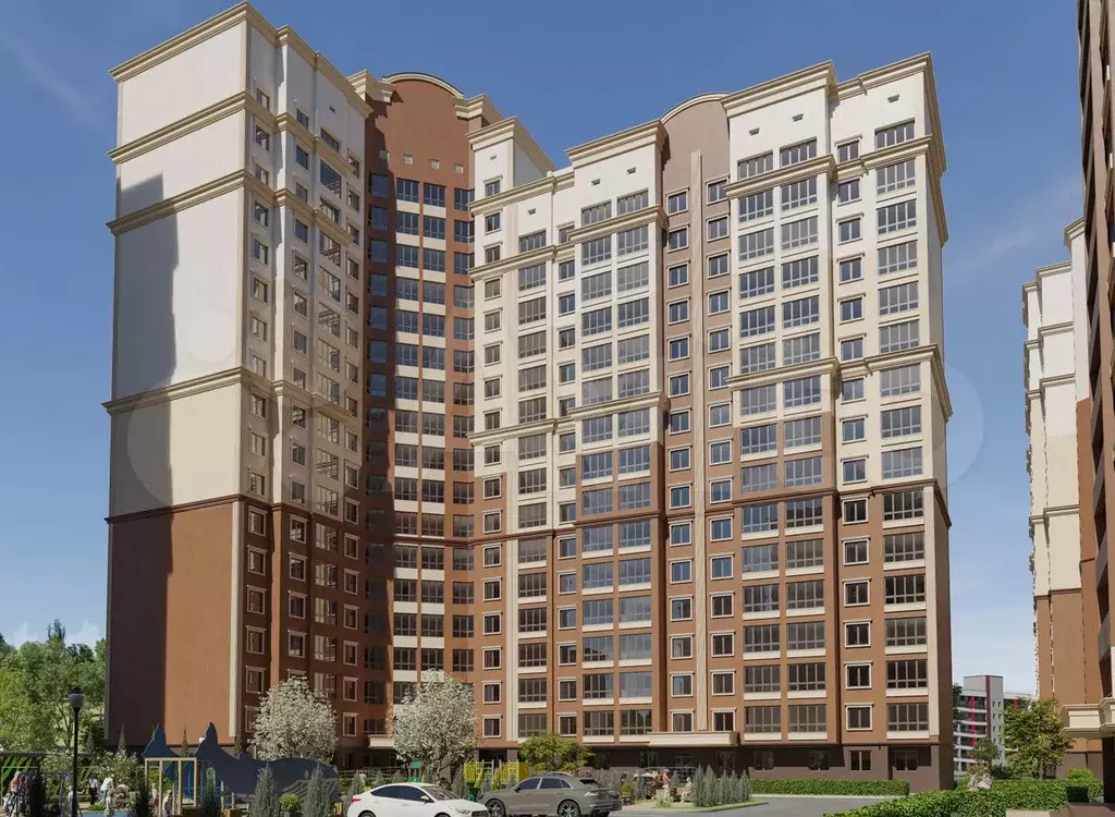 3-к. квартира, 90 м, 11/18 эт. - Фото 1