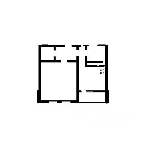 Квартира, 1 комната, 39.6 м - Фото 2